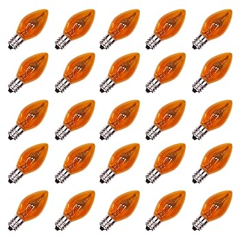 Amazon.com: 25 Pack Flicker Flame Replacement Light Bulbs